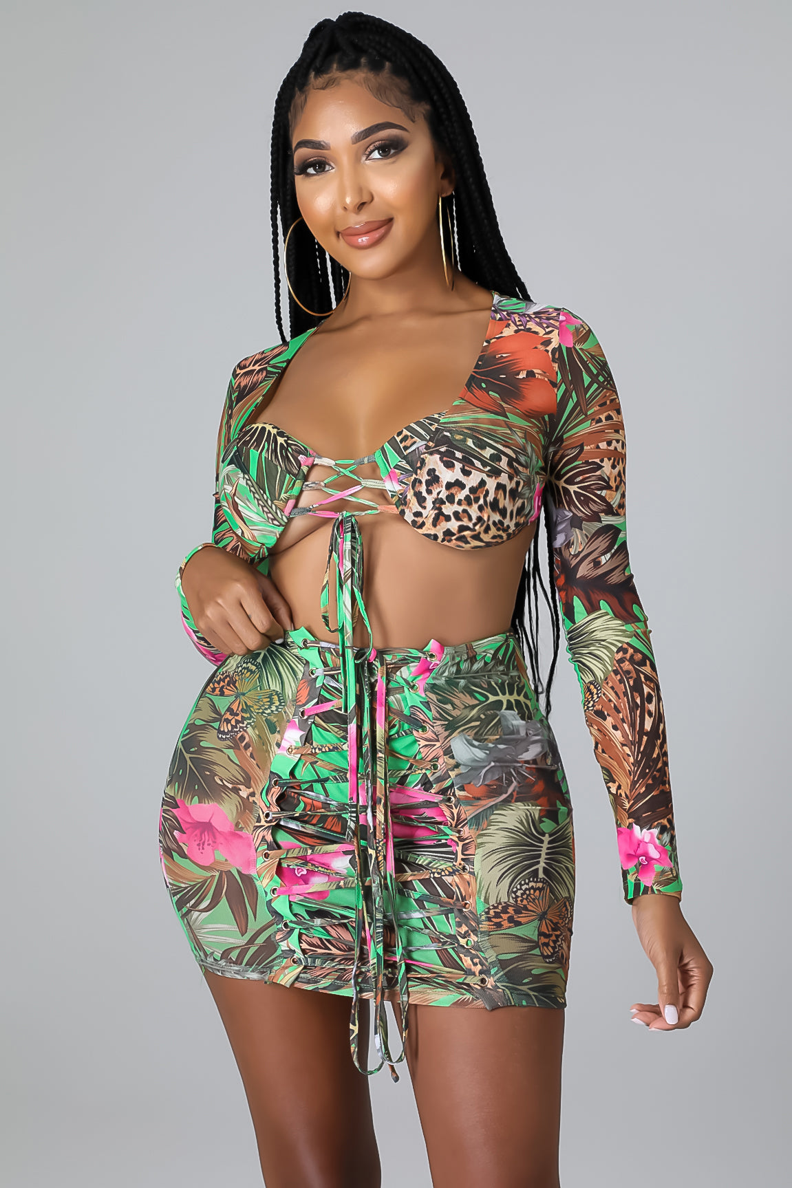Make You Want Me Skirt Set