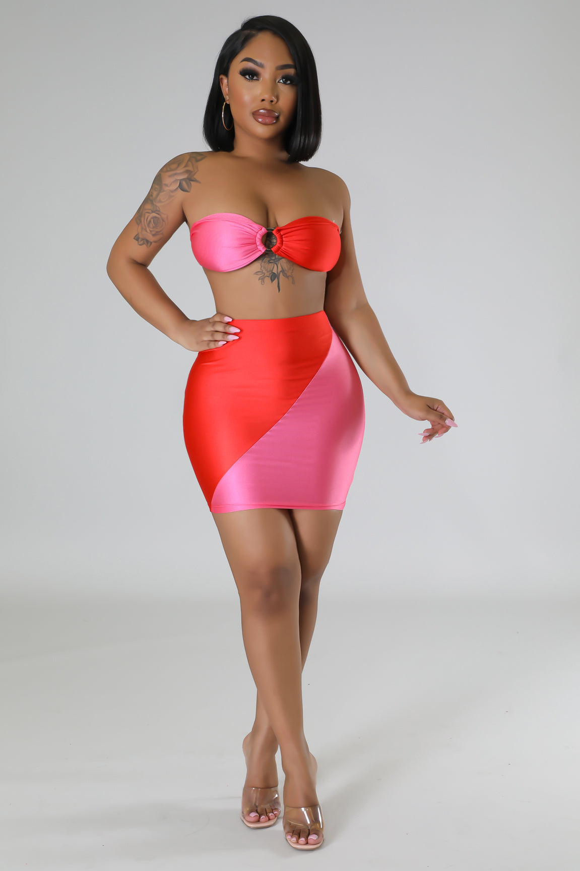 Mixed Moments Skirt Set