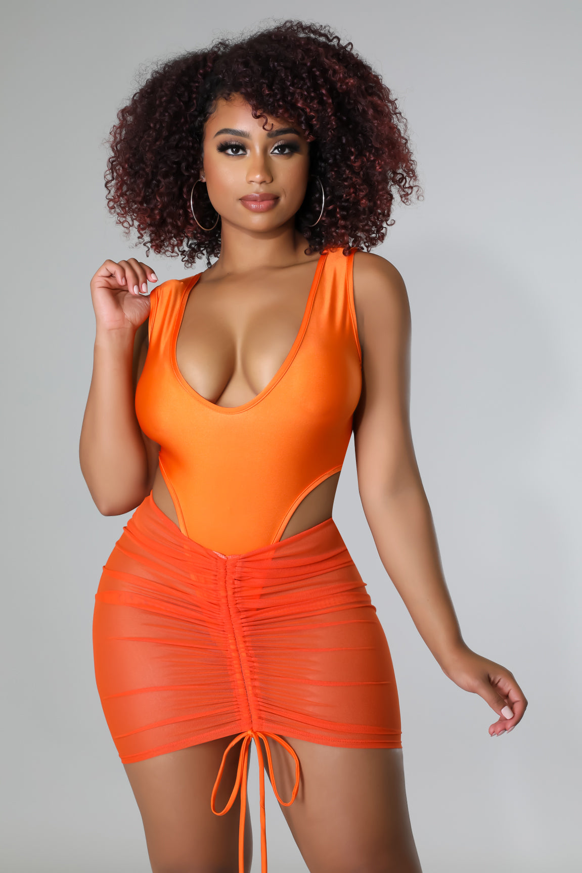 Summer Horizon Bodysuit Skirt Set