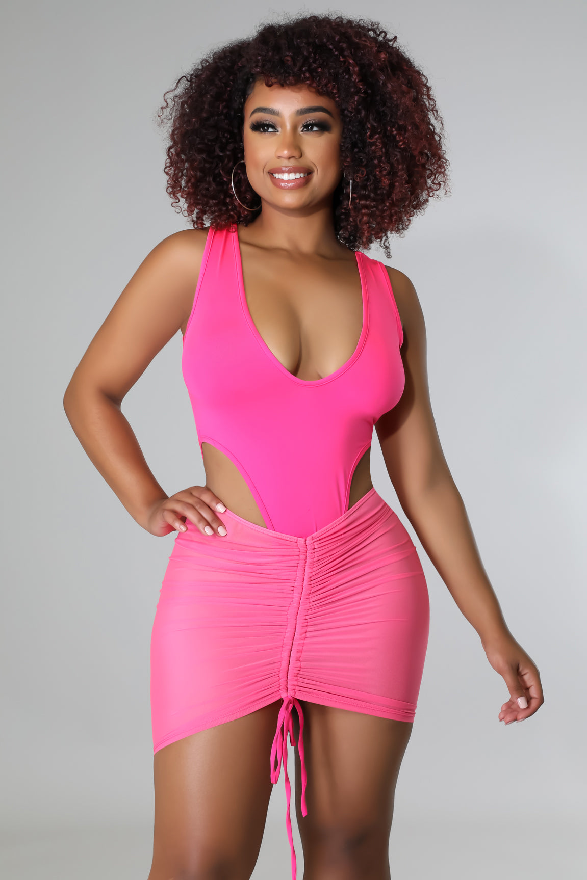 Summer Horizon Bodysuit Skirt Set