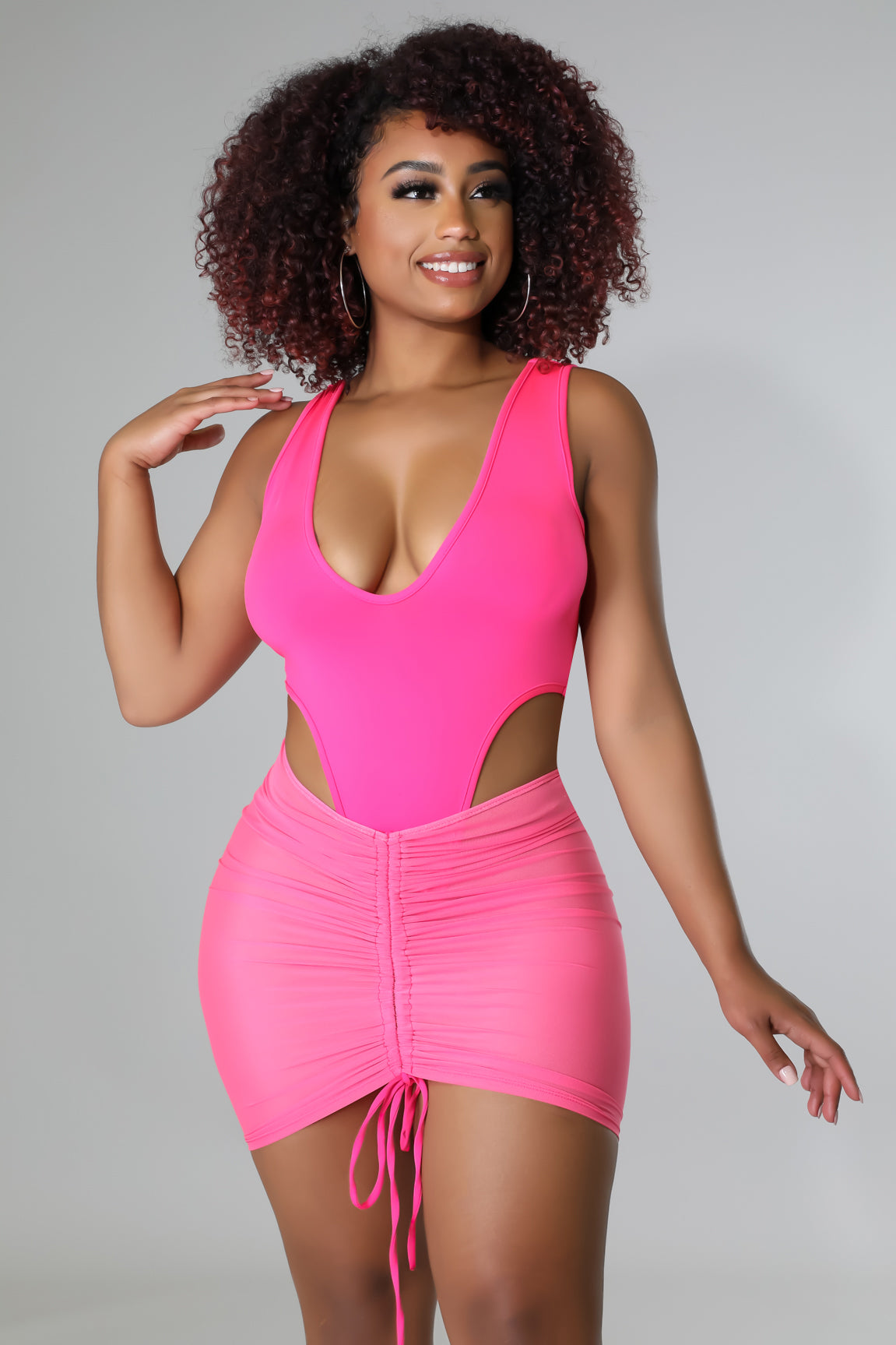 Summer Horizon Bodysuit Skirt Set