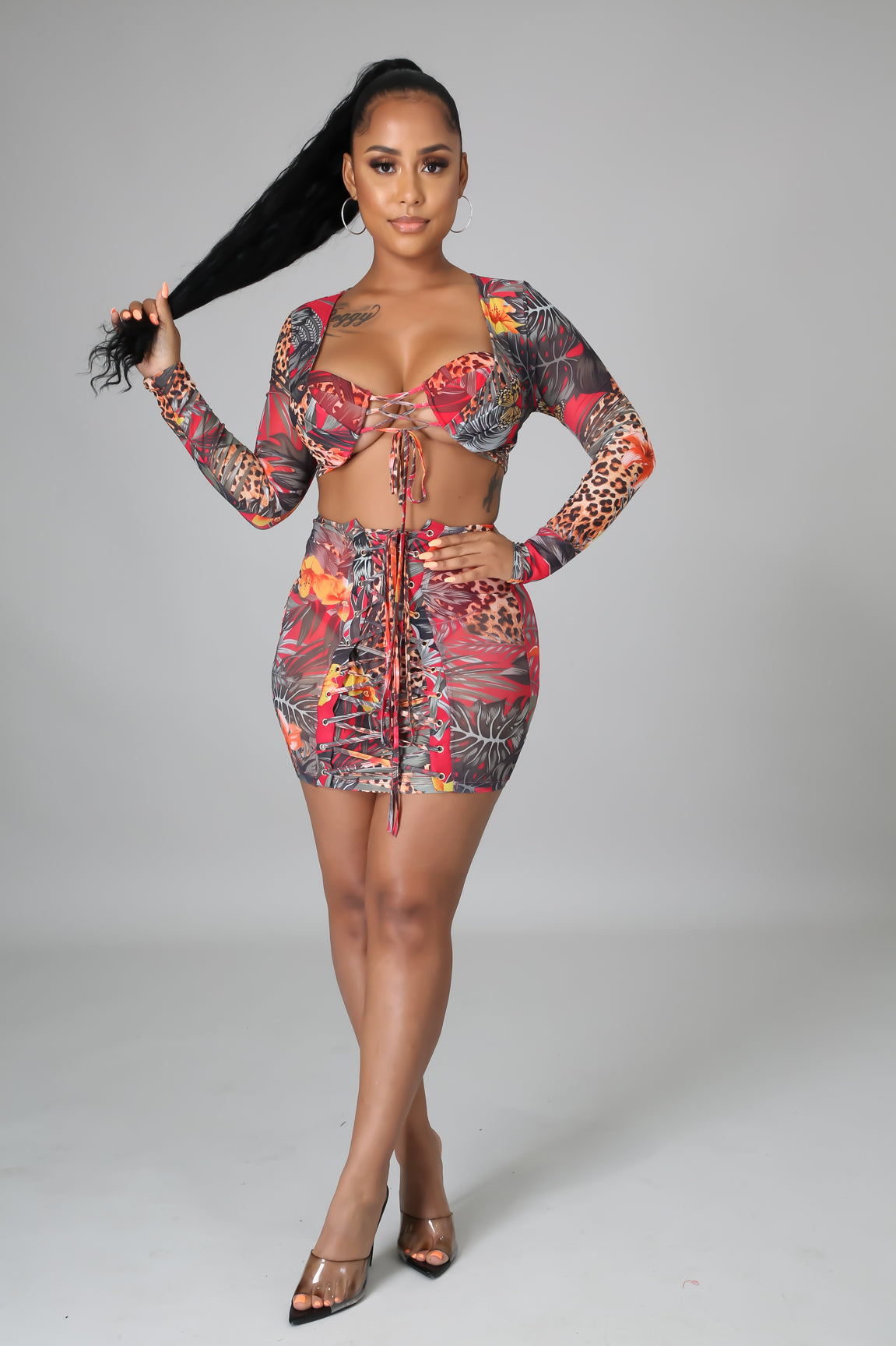 Make You Want Me Skirt Set