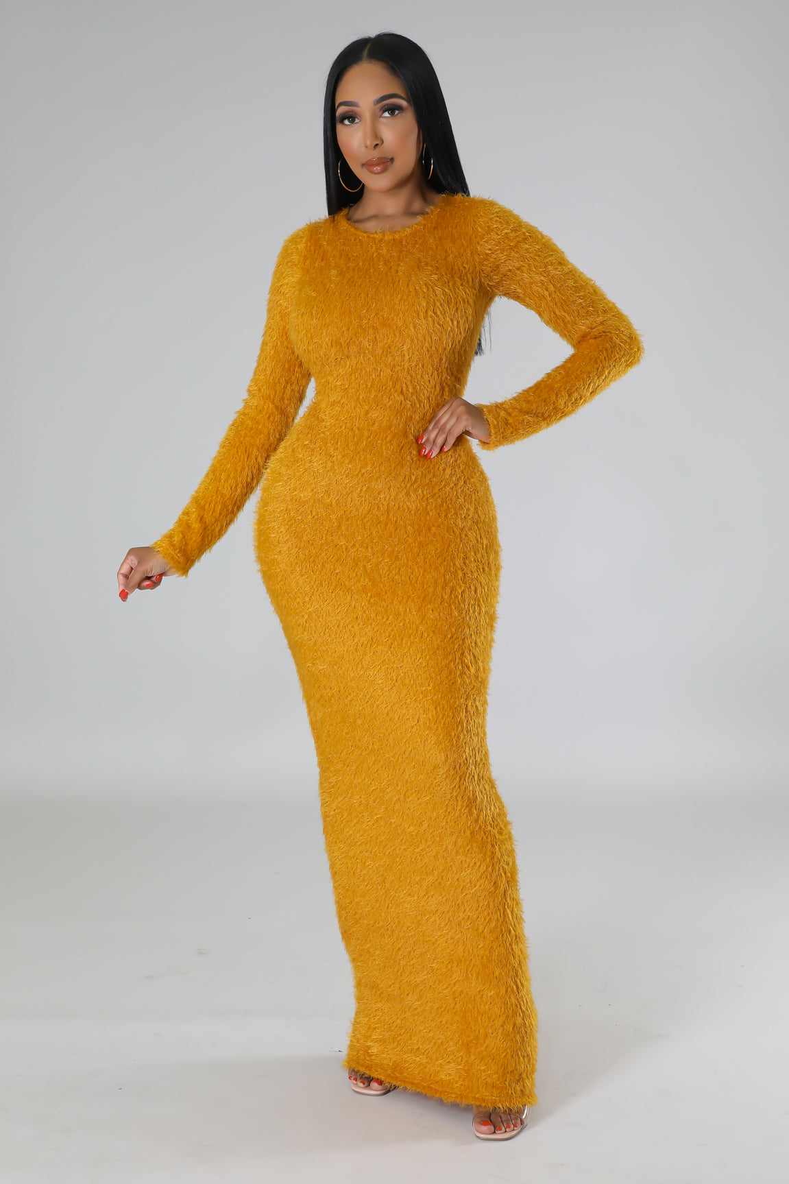 Fuzzy Hours Dress