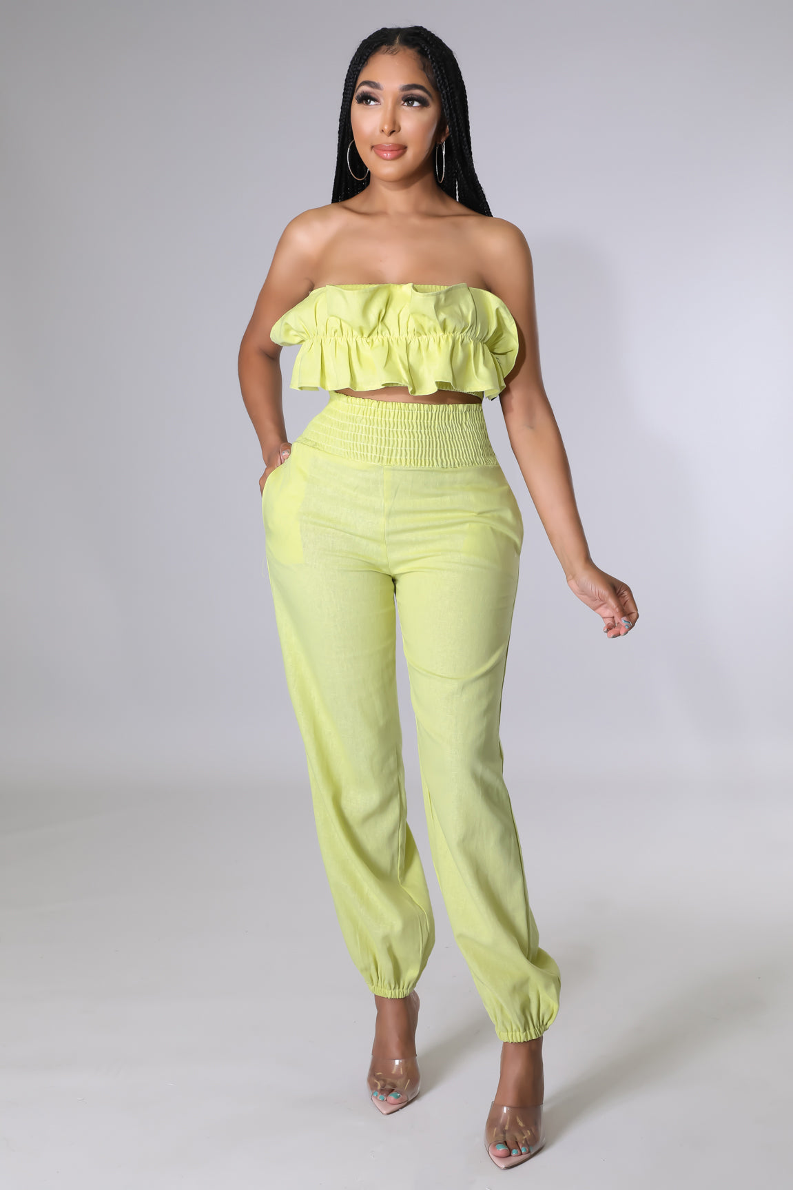 Tropical Season Pant Set