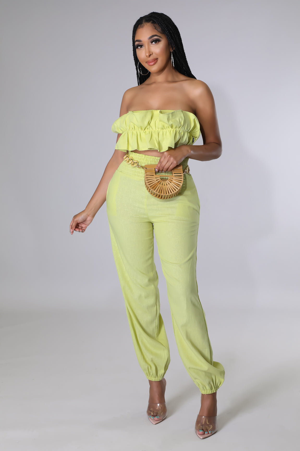 Tropical Season Pant Set