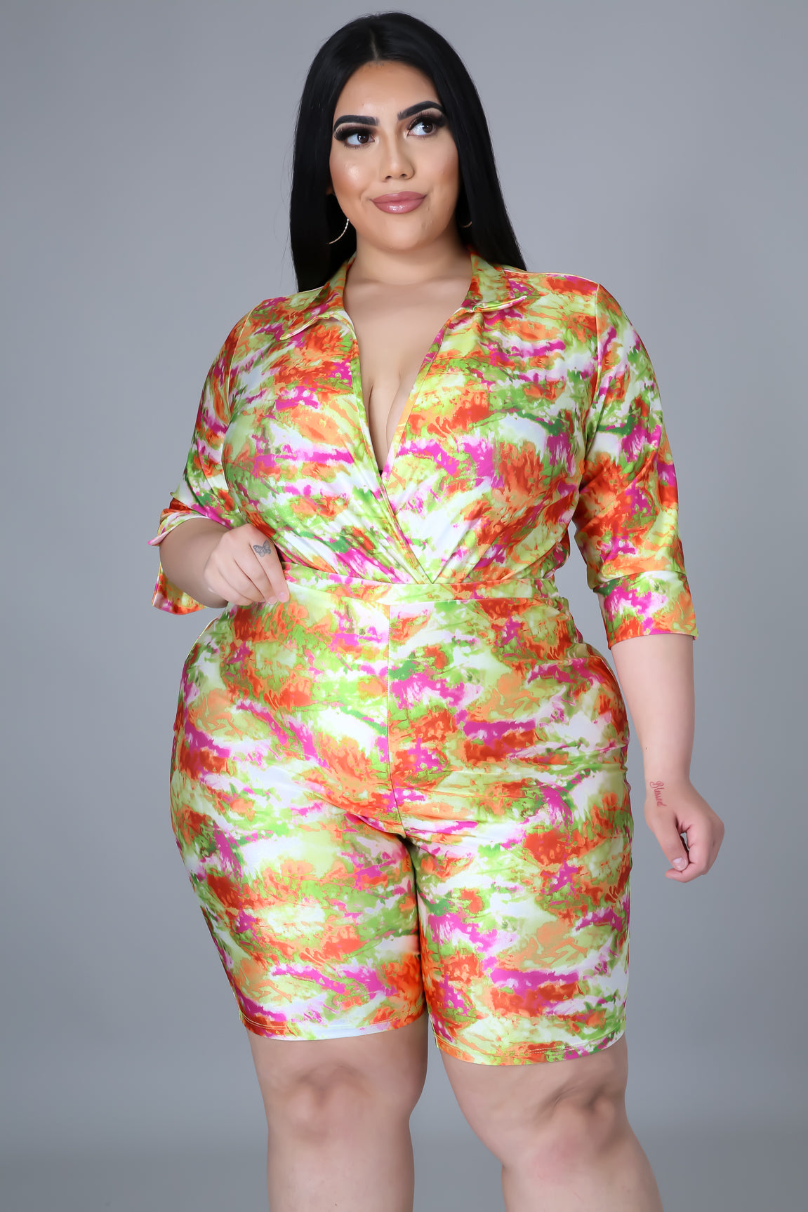 Going To Extremes Bodysuit Short Set