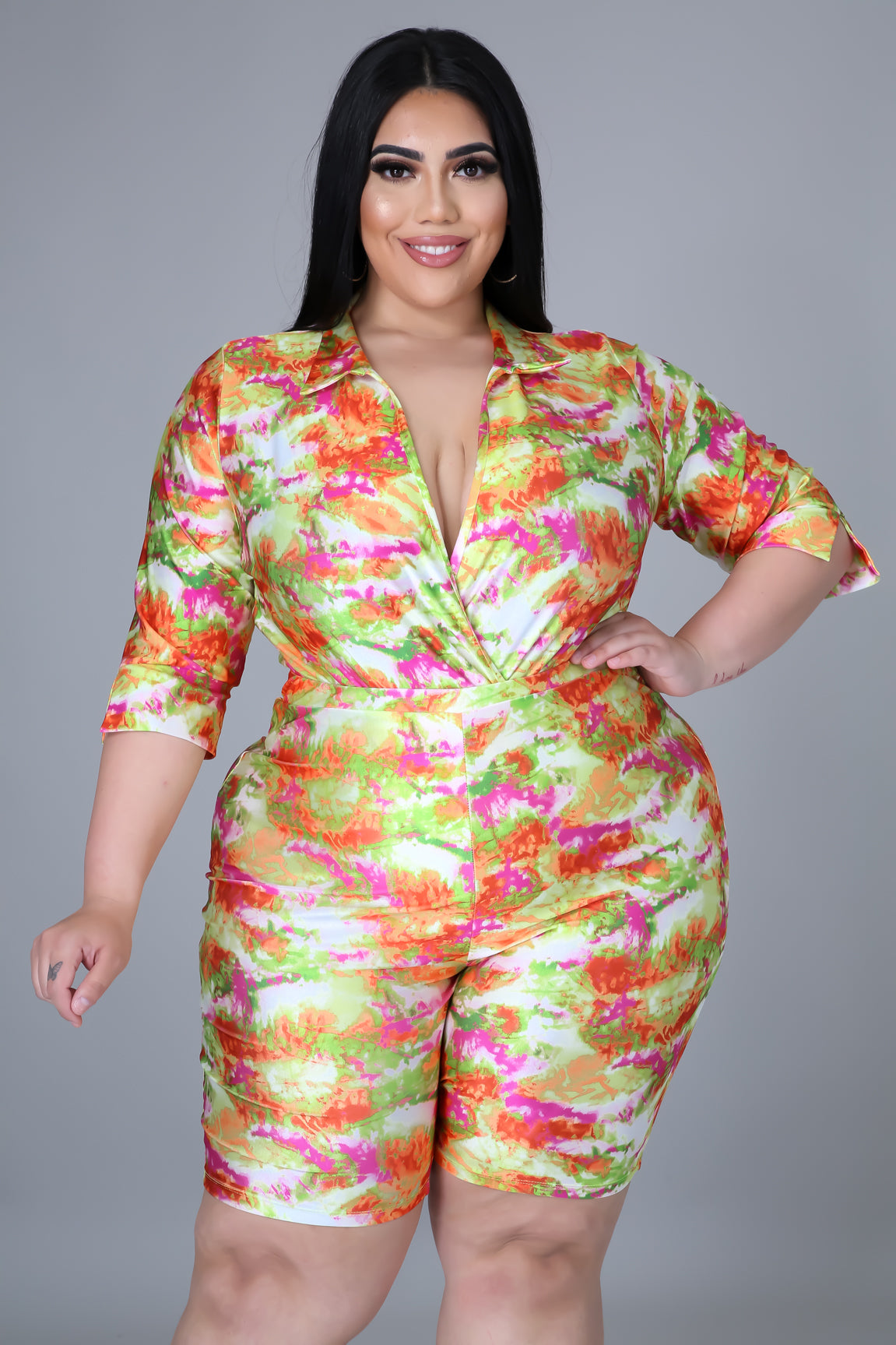 Going To Extremes Bodysuit Short Set