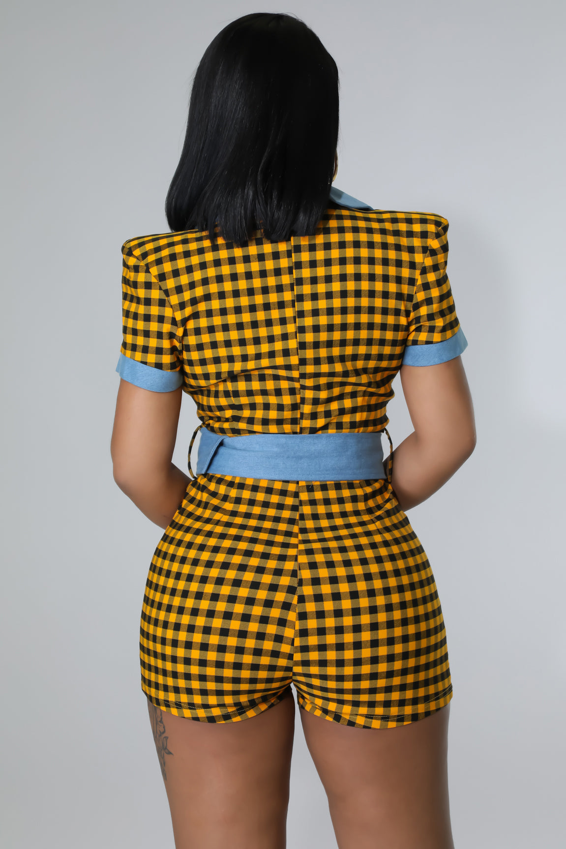 Feeling Plaid Romper
